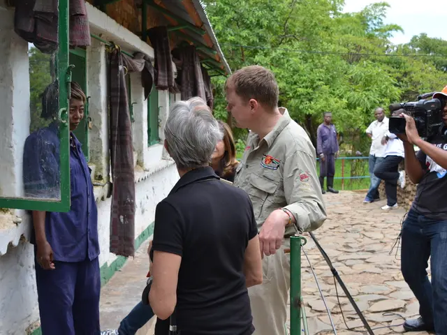 Television forestry association inside broadcasting studio